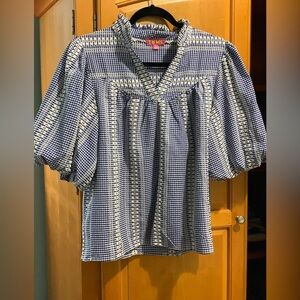 THML Blue & White Blouse